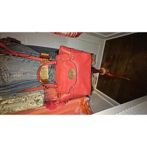 Vermillion Red Blake Flap Carryall